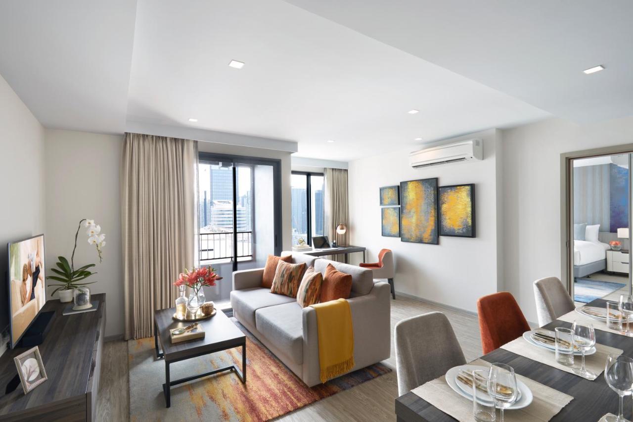 Somerset Rama 9 방콕 외부 사진 A living room